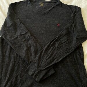 men’s ralph lauren long sleeve shirt 
size medium 
dark gray 
good condition